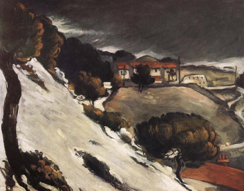 Paul Cezanne snow Spain oil painting art